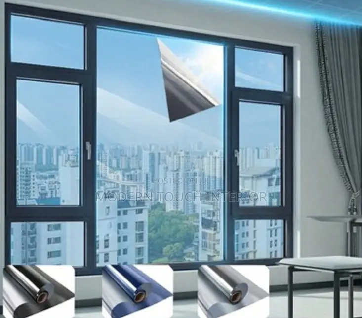 Uv-Blocking One-Way Reflective Window Film