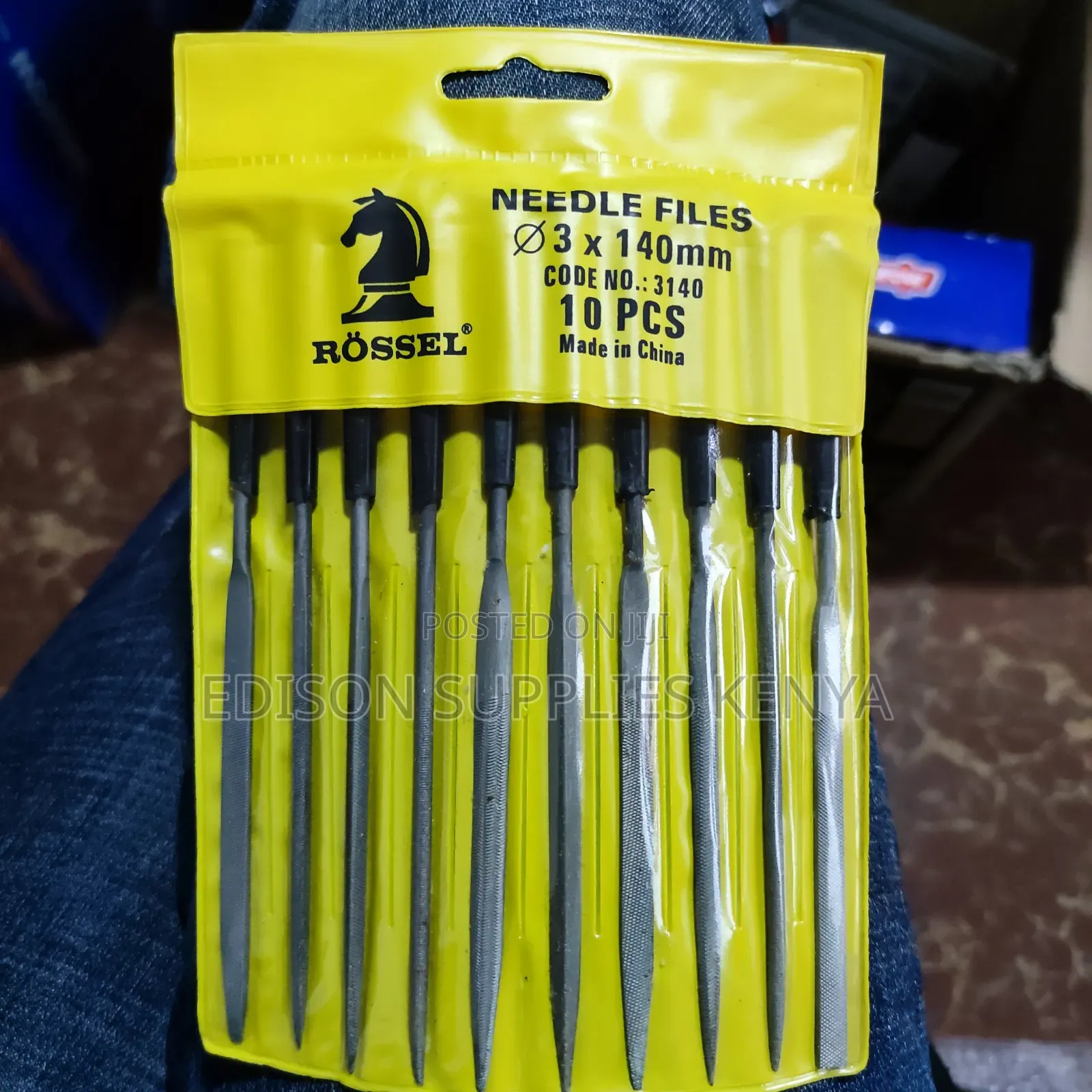 Needle Files Set 10 PCS Mini Steel File Set 3mm Diameter