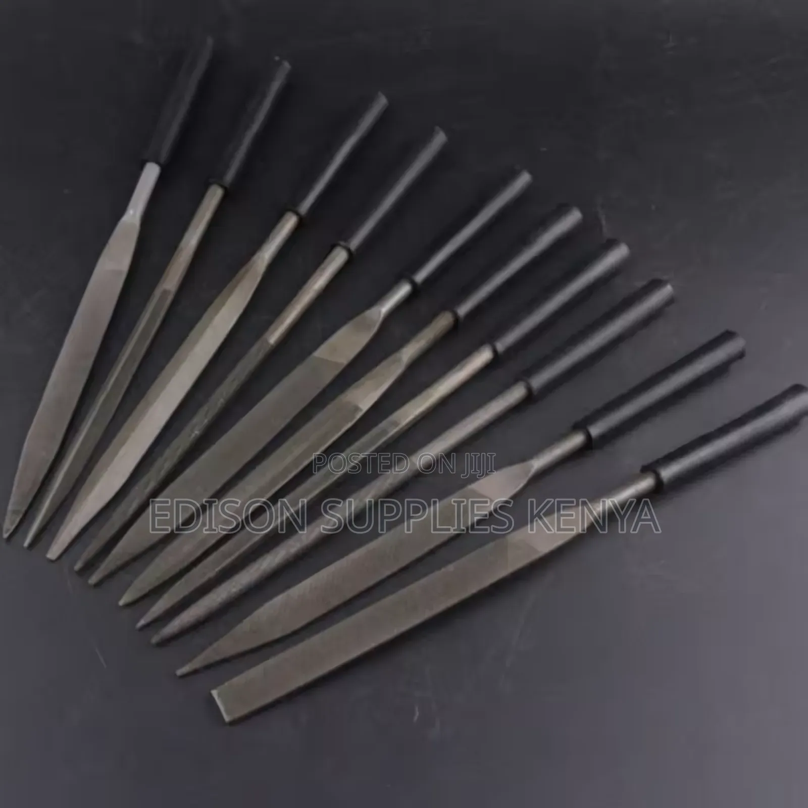 Needle Files Set 10 PCS Mini Steel File Set 3mm Diameter