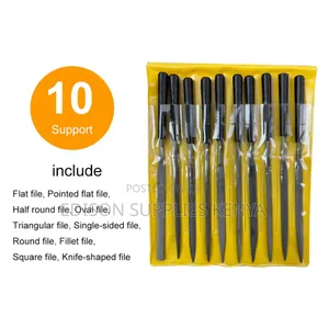Needle Files Set 10 PCS Mini Steel File Set 3mm Diameter