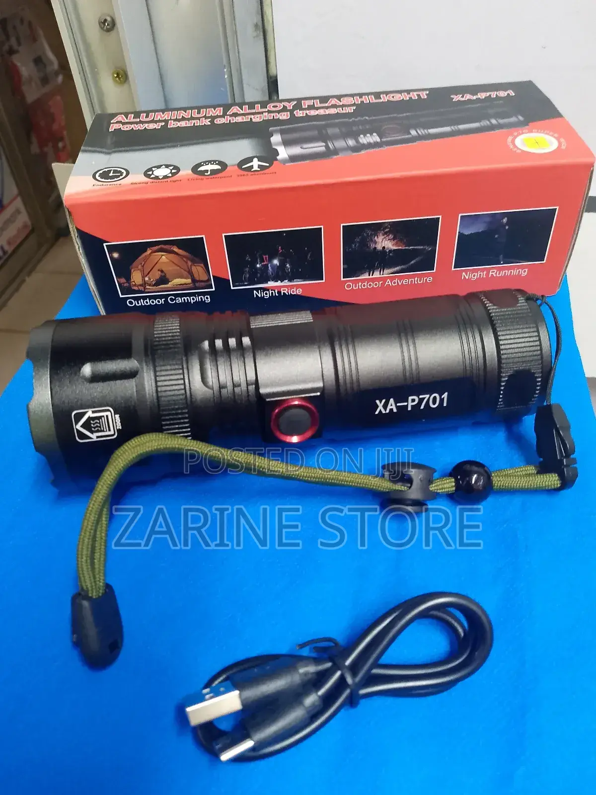 P70 Rechargeable Flashlight Torch 2000lumen Waterproof Torch