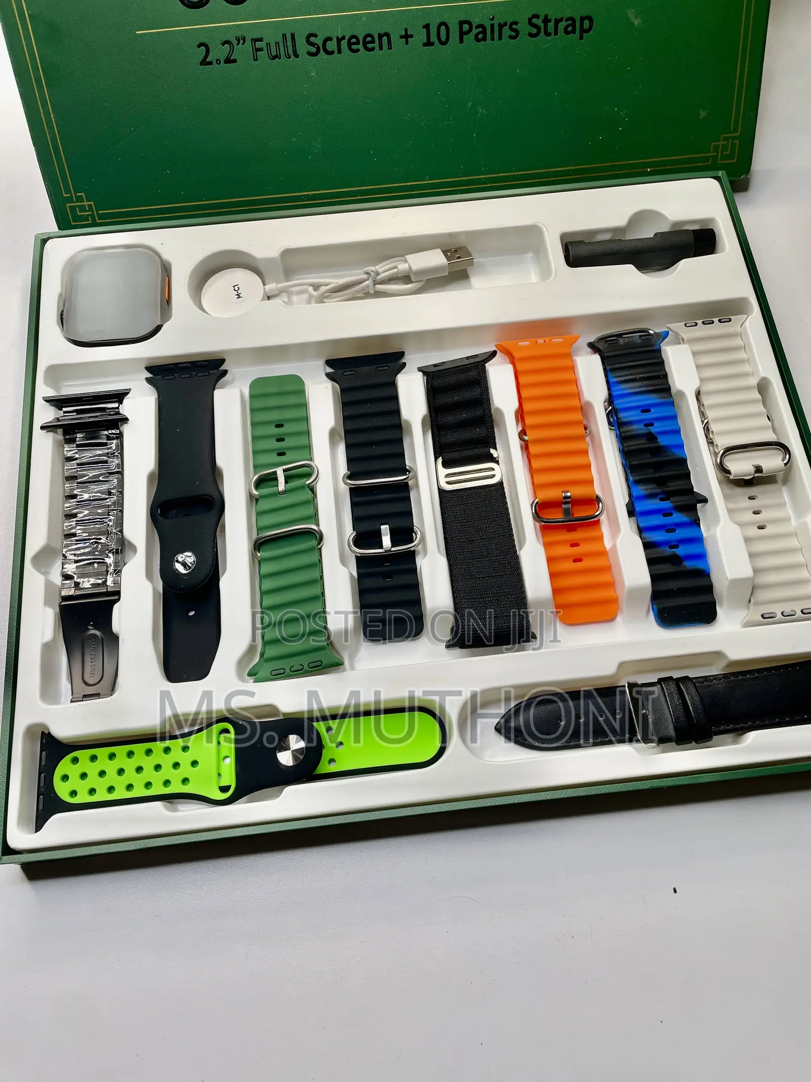 U 9 Ultra 2 Max 10 Pairs Interchangeable Straps, 2.2”
