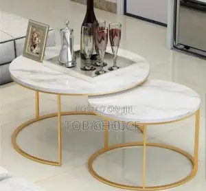 Twin Marble Coffee Table