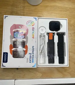 Oteeto TS90 Oteeto Amoled Smart Watch With 2 Strap-Ts90