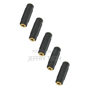 3.5mm F/F Stereo Coupler - 5 Pack Gold Plated 3.5mm Stereo