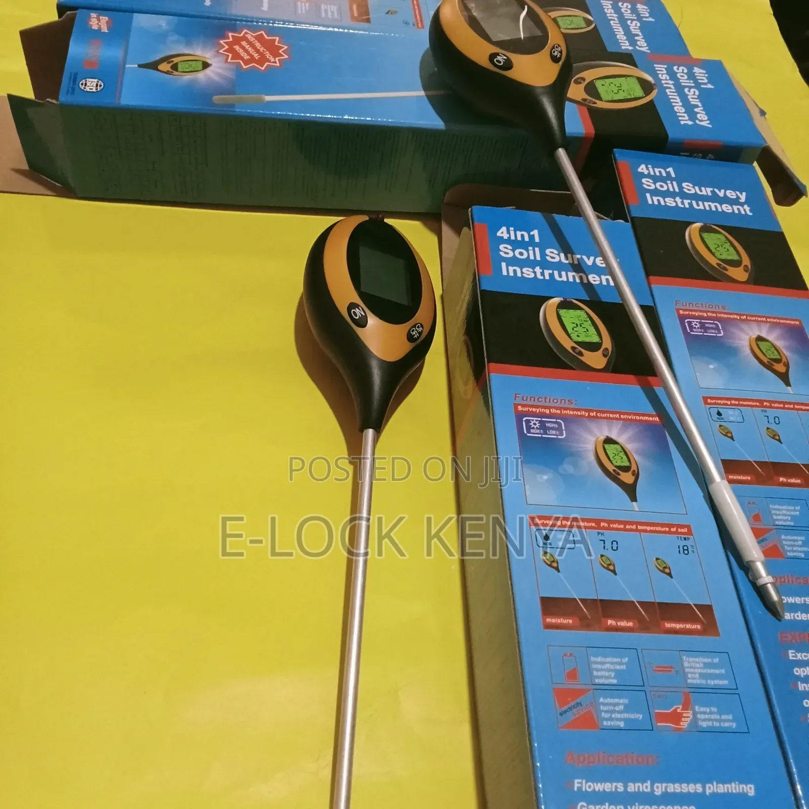 Soil Testing Meter With 4 Functions