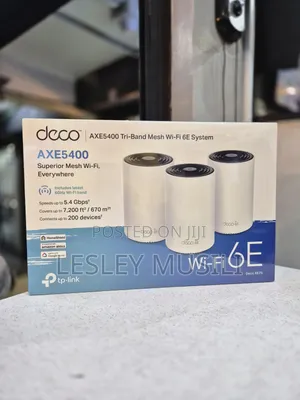 Tp-Link Deco Axe5400 Tri-Band Wifi 6e Mesh System