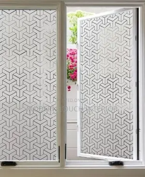 Modern Frosted Privacy Window Film