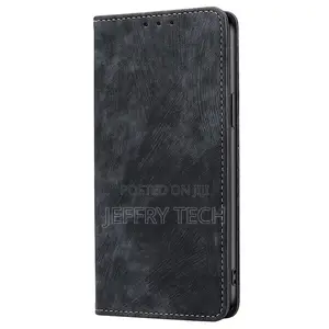 Itel P65 Leather Phone Case(Black) Anti Drop Shockproof