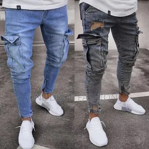 Side Pocket Jeans/Cargo Jeanz 200