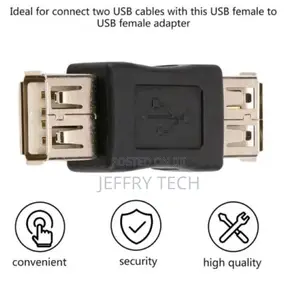 USB 2.0A Female to Female Extension Converter Adapter-