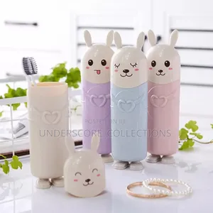 *Cute Portable Rabbit Themed Kids Toothbrush Holders .