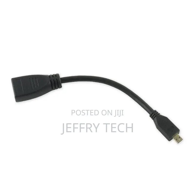 Micro HDMI Male to HDMI Female Adapter for Raspberry Pi 4