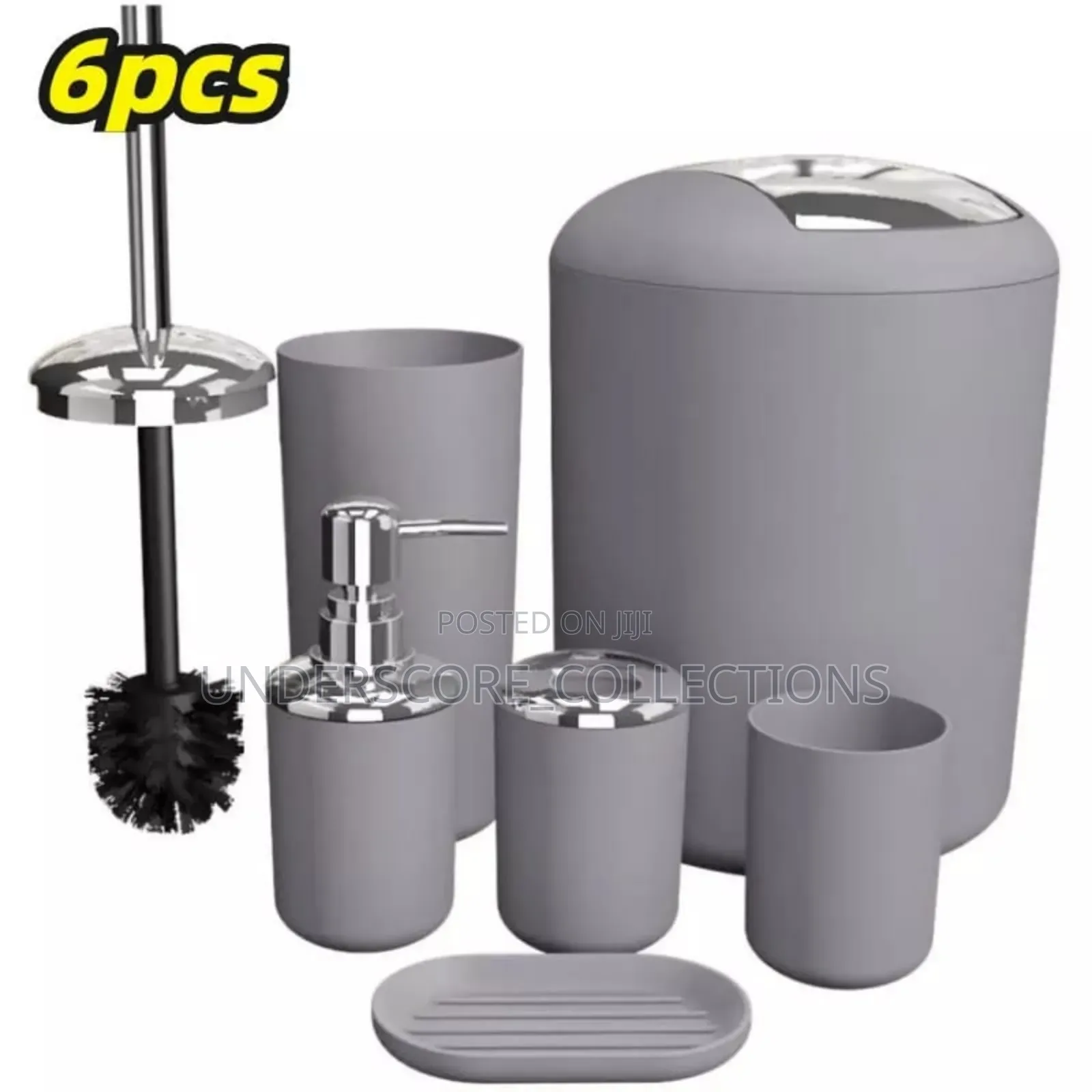 *6pcs Bathroom Accessories Set .