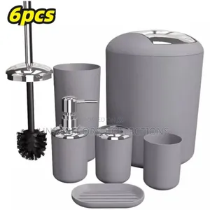 *6pcs Bathroom Accessories Set .