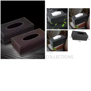 *Faux Leather Tissue Holder Can Be Used Both for Car .