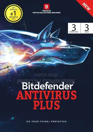 Bitdefender Antivirus; 3 User for 1 Year