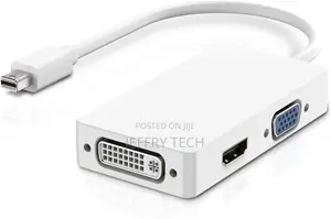 3 In1 Mini Display Port Thunderbolt to HDMI/DVI/VGA Display