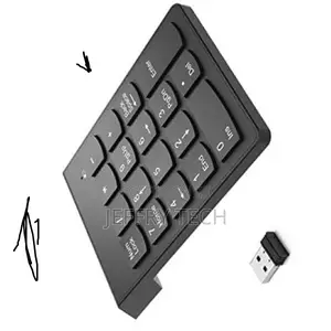 Wireless Numeric Keypad, 2.4ghz 18keys Uspad, Portable Keyb