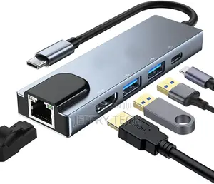 Ruhza 5 in 1 USB C Docks Multi-Function Aluminum Type C Conv