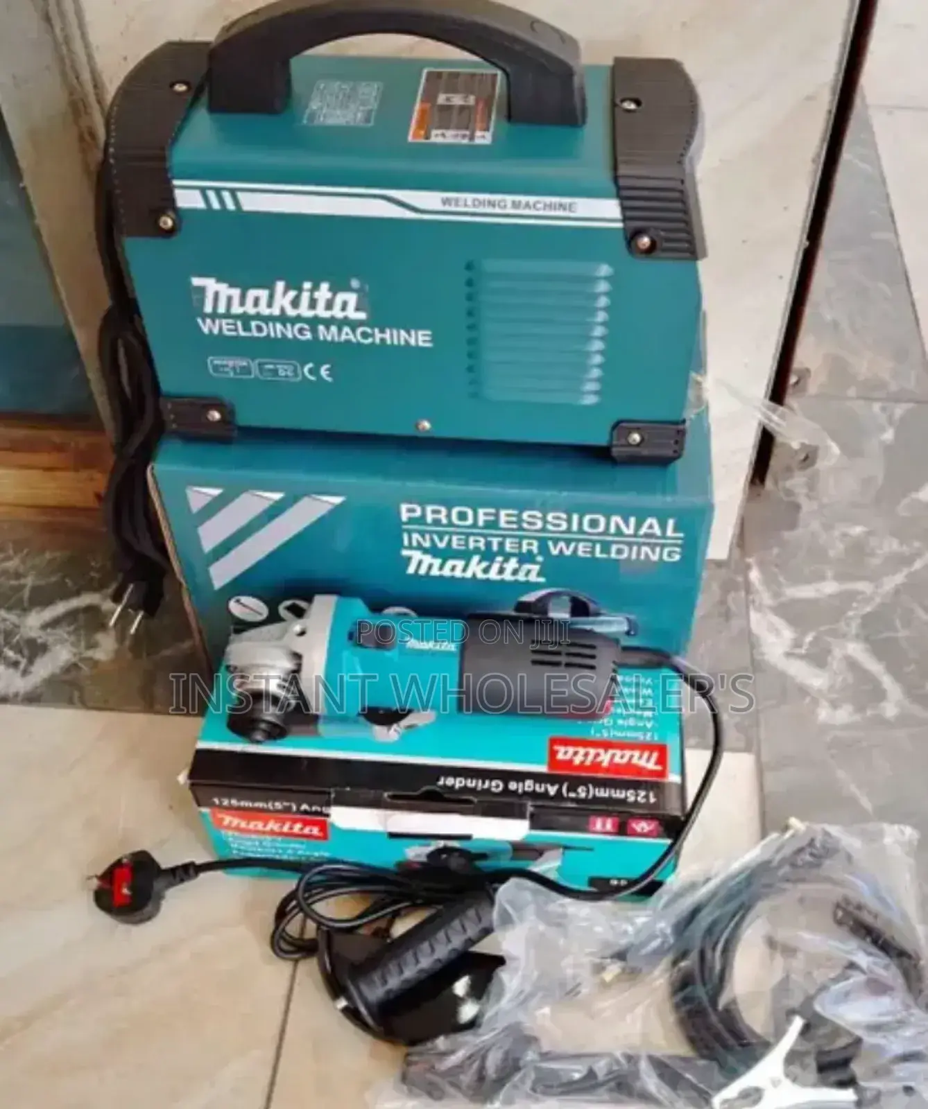 Makita 4" Grinder+Welding Machine