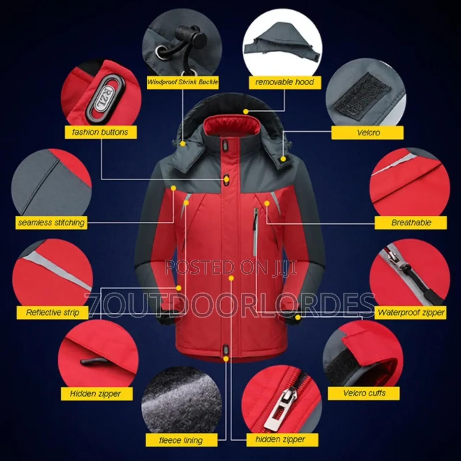 Winter Jacket With Fleece