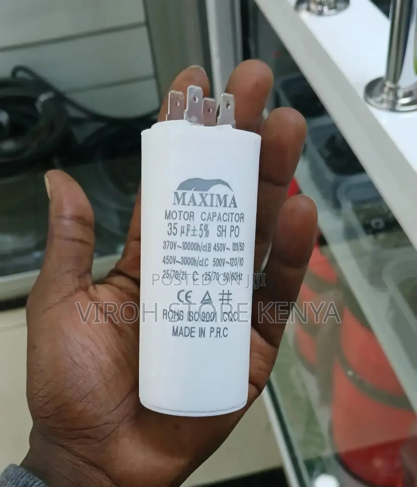 Motor Capacitor 35uf by 450 Volts