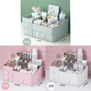 *Large Capacity Plastic Make Up Organizer .