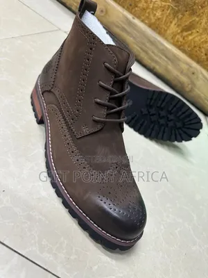 Timberland Leather Boots With Rubber Sole