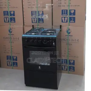 50×55 Euroken 3+1 Standing Cooker With Electric Oven Cooker.