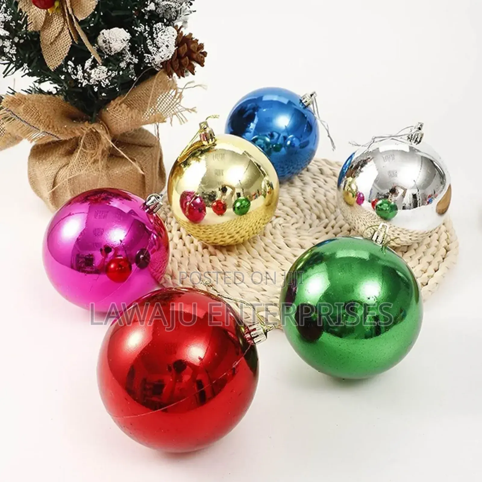 6pcs Christmas Tree Decor Balls