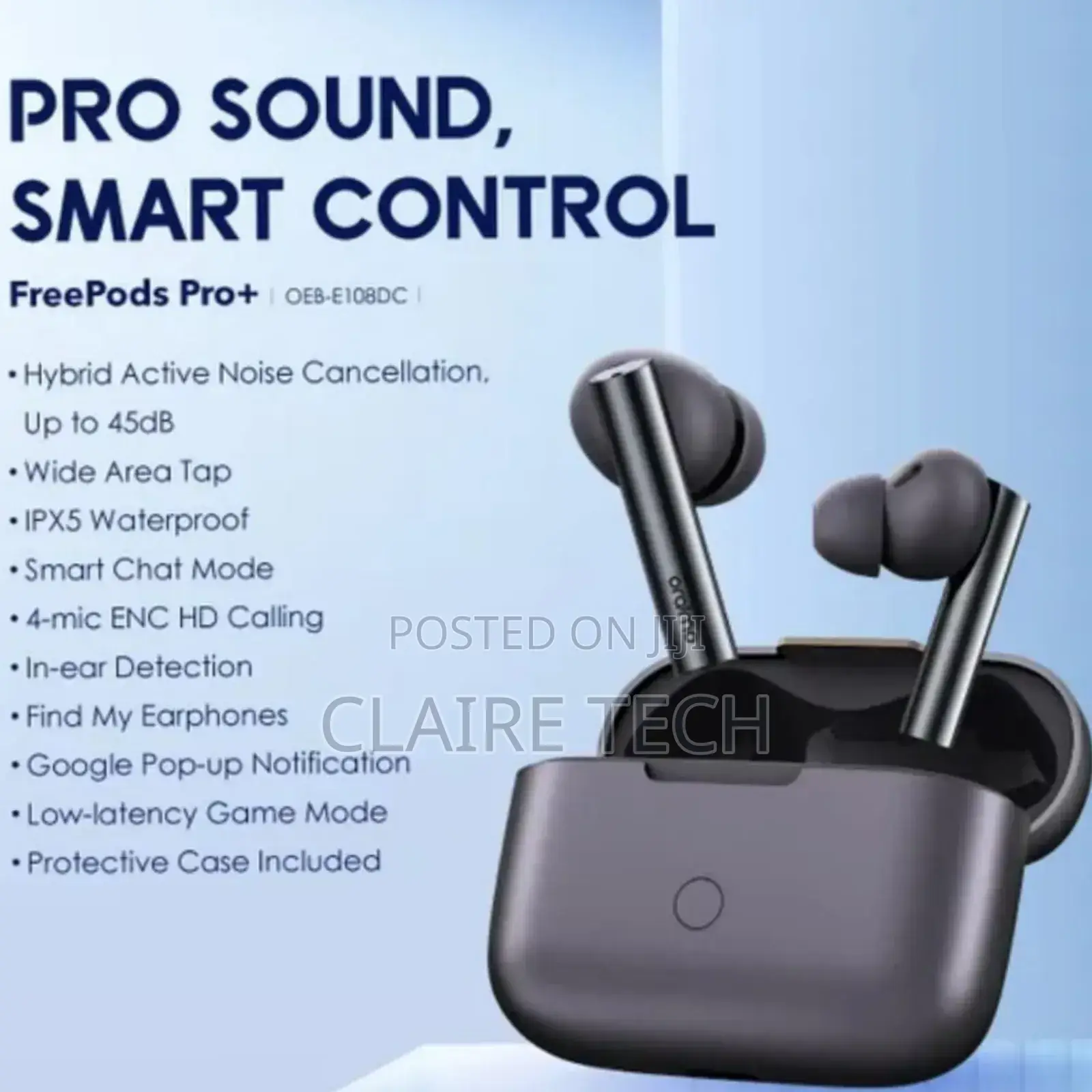Freepods Pro Plus Oeb-E108dchybrid ANC True Wireless Earbuds