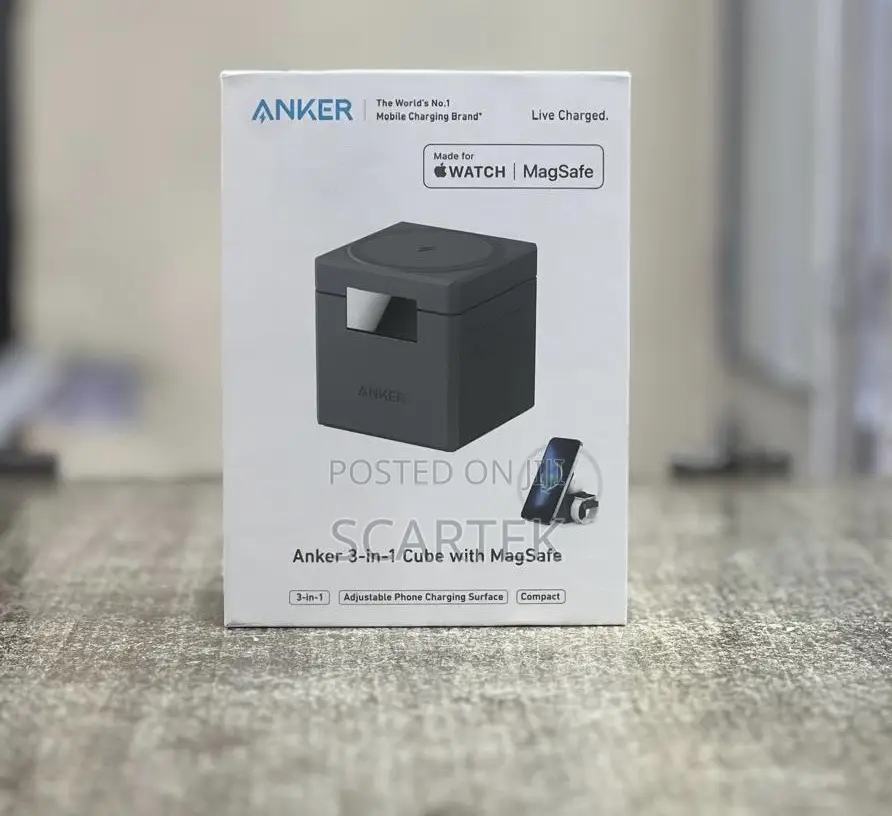 Anker 3 In 1 Cube With Magsafe