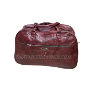 Leather Travel Duffle Bag