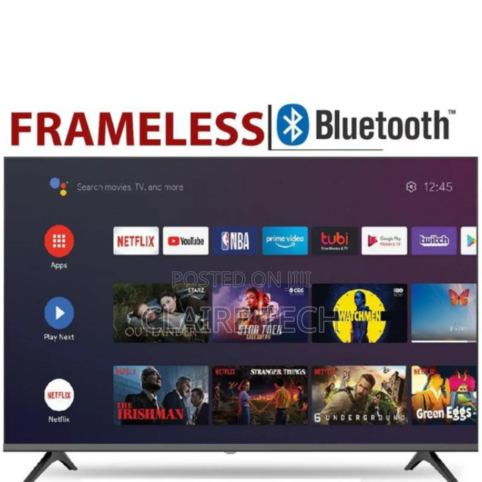 Vitron Htc3200s,32" Smart Android Tv,Frameless-Bluetooth Tv