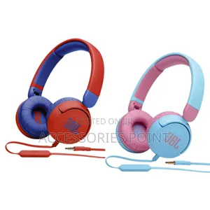 JBL Jr 310 Original Kids Safe Original Headpones + Warranty Pink/Blue
