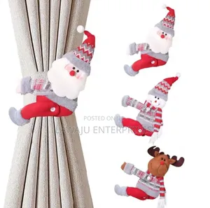 2pc Christmas Curtain Buckle