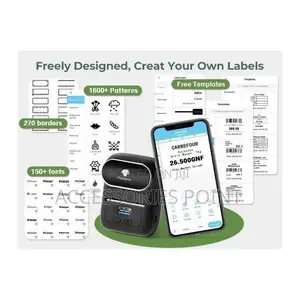 Phomemo M110 Barcode/Sticker/Label Printer-bluetooth~Inkless