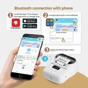 Phomemo M110 Barcode/Sticker/Label Printer-bluetooth~Inkless