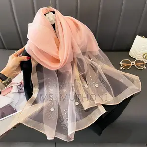Beautiful Pearls Butterfly Scarf