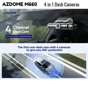 4 Video Channels Azdome M660 Vehicle Dash Camera