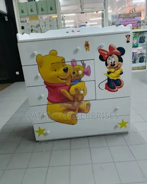Modern Baby/Kids Chest Of Drawers 4 By 4 Fitts