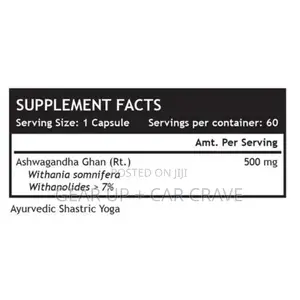INLIFE Ashwagandha Ghan Capsules -60