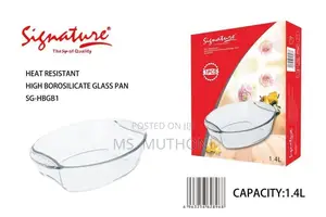 1.4 Litres Signature Borosilicate GLASS PAN