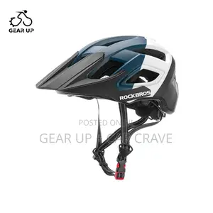 Black - Blue - White Mountain Bike Trail Helmet