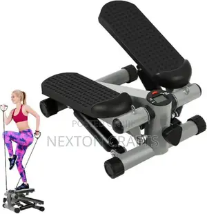 Mini Stepper With Resistance Bands