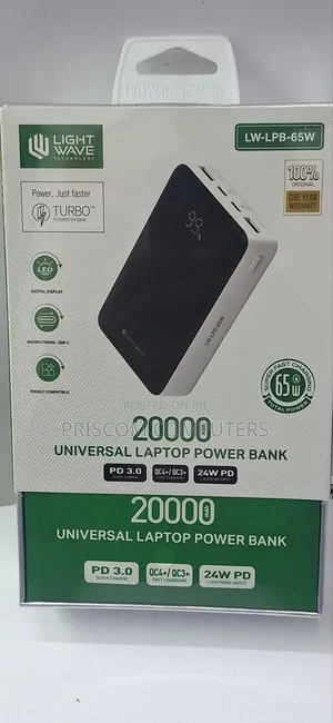 20000 Mah Universal Laptop Power Bank With 1 Year Warranty