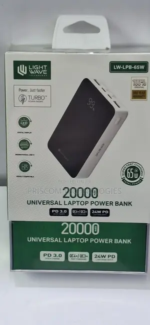 20000MAH Superfast Laptop Computer Power Bank With Warranty