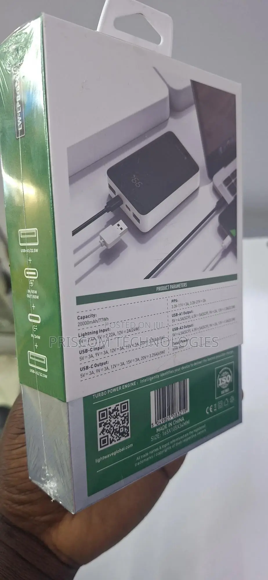Lightwave Laptop Computer Power Bank - Super Fast Charging