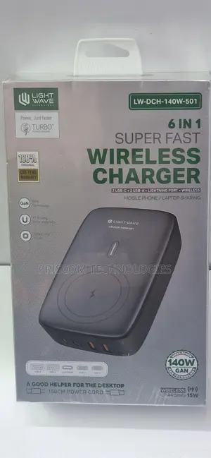 Lightwave Wireless Charger for Mobilephones, Laptops, Deskto